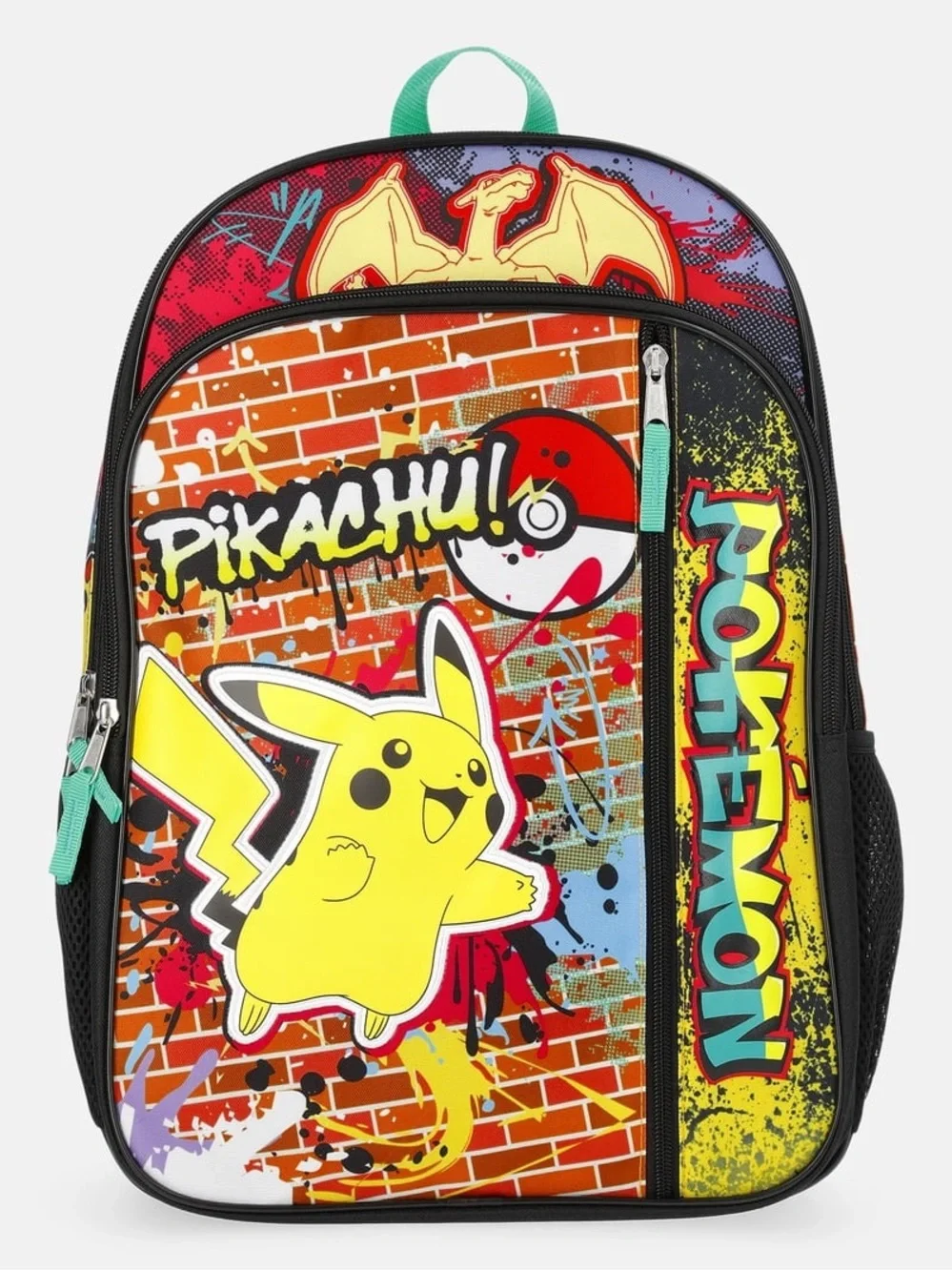 Pikachu Graffiti Backpack - Bright Yellow Pokémon Design W